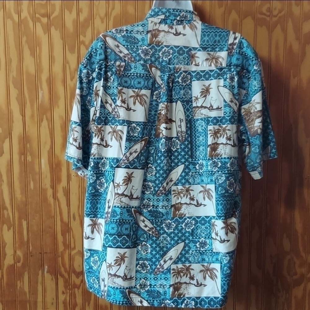 Island Blue button down - Picture 3 of 5